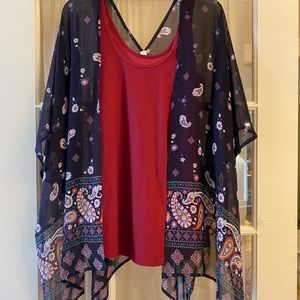 love tree happens kimono top